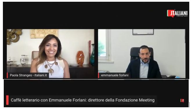 Caffè letterario: video-intervista a E. Forlani, Meeting per l’amicizia tra i popoli