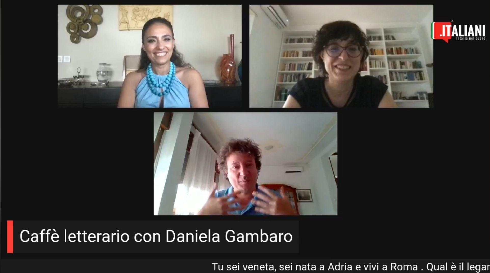Caffè letterario col Premio Campiello Daniela Gambaro – Video