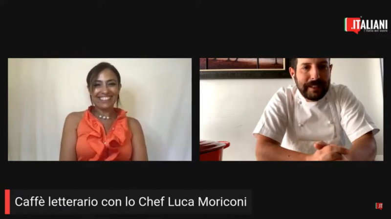 Caffè letterario, negli USA con lo chef italiano Luca Moriconi – VIDEO