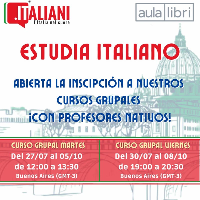 Descubre nuestros cursos de italiano online