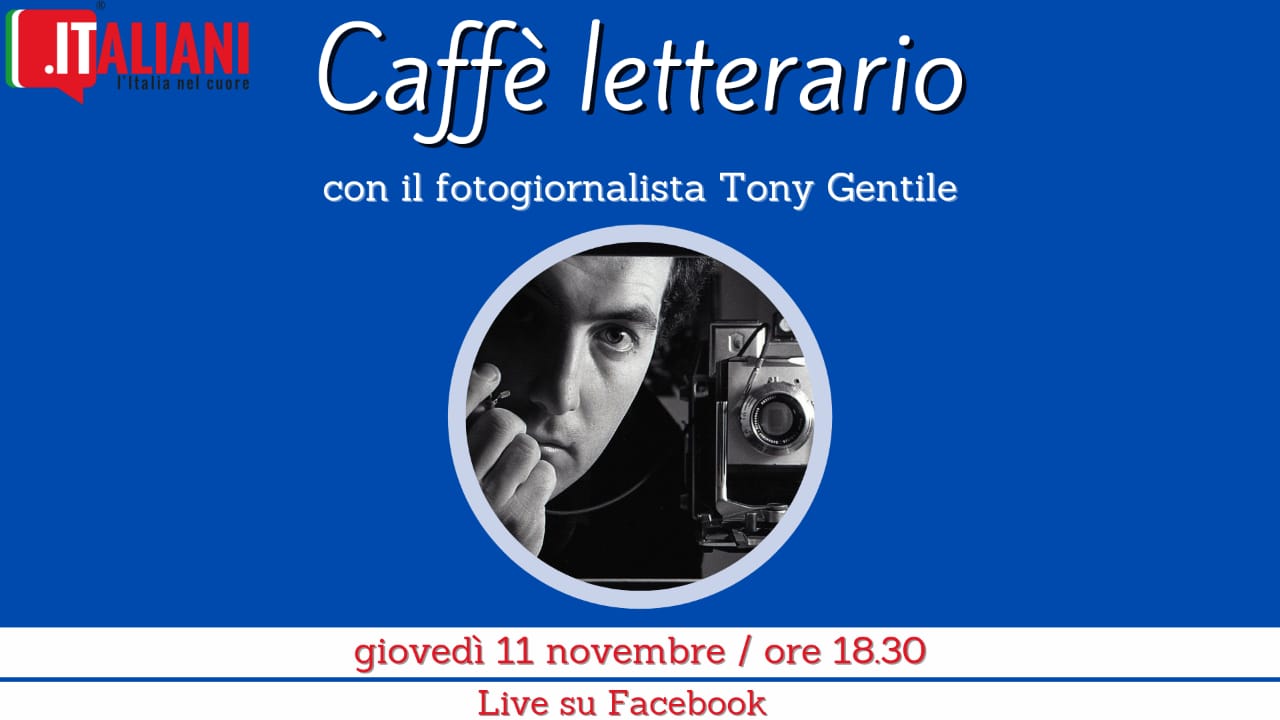 Caffè letterario, 11 novembre con il fotoreporter Tony Gentile