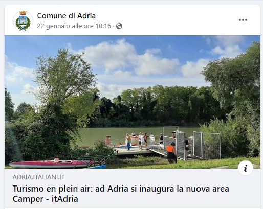 itAdria, plauso del Comune al sito che racconta Adria