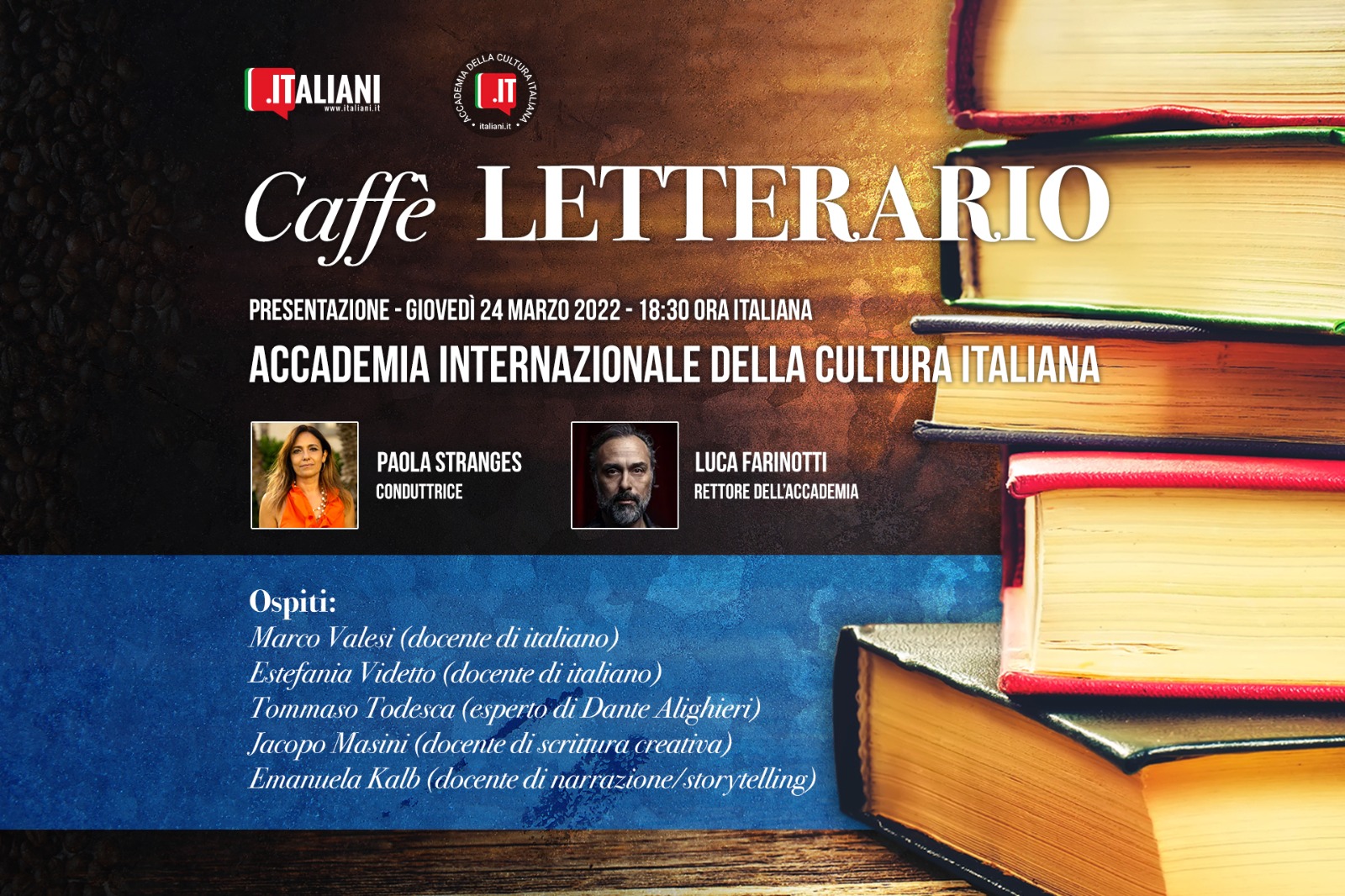 Il 24 marzo la presentazione dell’Accademia Internazionale della Cultura Italiana